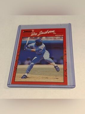 Bo Jackson 1990 Donruss Baseball card #61 Vintage Collectible